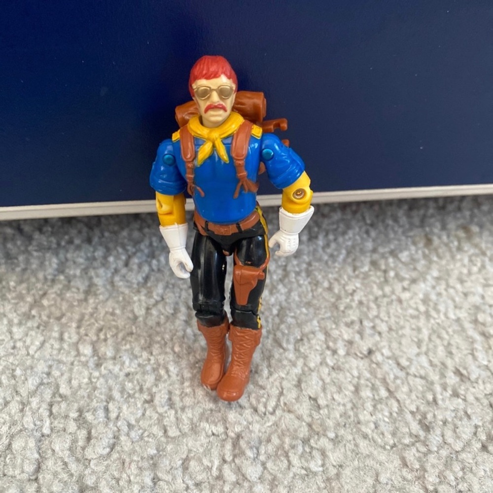 1992 G.I. Joe Wild Bill Figure with Backpack